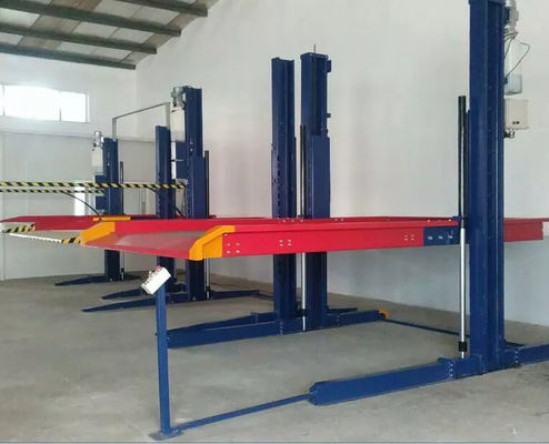 Hai cột thang máy đậu xe thủy lực 2700kg Hệ thống đậu xe Hydraulic Stack