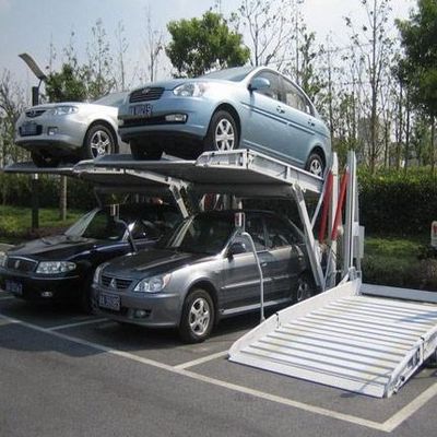 Không gian sử dụng hố đỗ xe 2000KG Load Car Stacker Pit