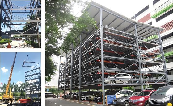 6 cấp Đỗ xe tự động Nhà để xe 2 tấn Đỗ xe tự động Nhà