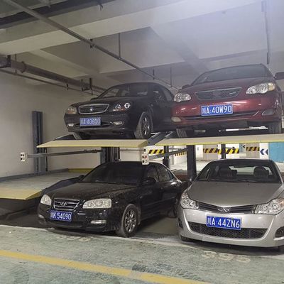 Điện mở khóa hai cột thang máy thủy lực với khóa an toàn 17 cấp