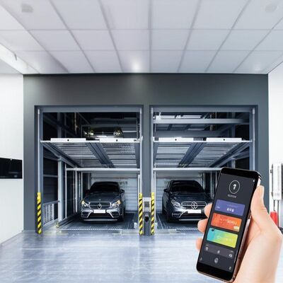 Commercial Pit Parking Solutions Equipped with Remote Control Smartphone App and Fire Detection Safety Features Ensuring Safe Parking
